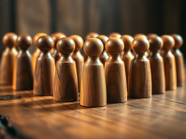 Wooden Meeple Set