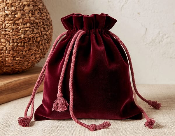 Velvet Drawstring Bag